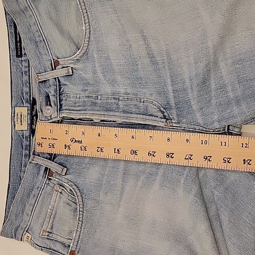 Citizens of humanity Cora relaxed undone hem size 25 Premium Denim - Picture 6 of 16